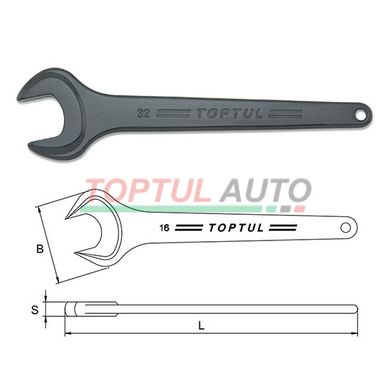 Ключ рожковый односторонний 46 мм (усиленный) TOPTUL AAAT4646