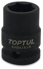 Головка торцева 18 мм 1/2" TOPTUL ударна KABA1618