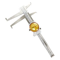 Штангенциркуль канавковий годинникового типу для вимірювання проточок, внутрішніх канавок та діаметрів (0-150мм; 0,02мм) PROTESTER М5190-150