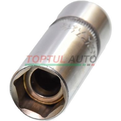 Торцевая свечная головка TOPTUL 16мм 1/2" магнитная (тонкая) BAAV1616