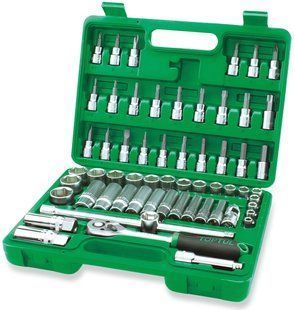 Набор инструмента в кейсе TOPTUL 3/8" 60ед. GCAI6001