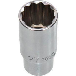 Головка торцевая 27 мм TOPTUL 1/2" длинная 12-гранная BAEF1627
