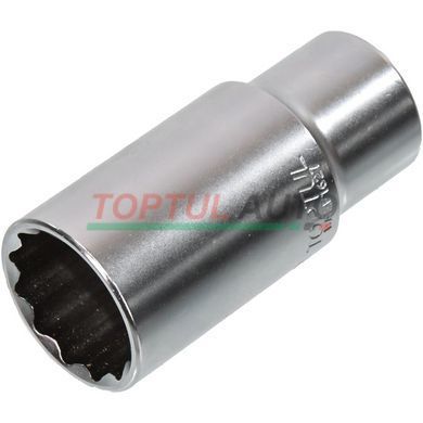 Головка торцева 27 мм TOPTUL 1/2" довга 12-гранна BAEF1627
