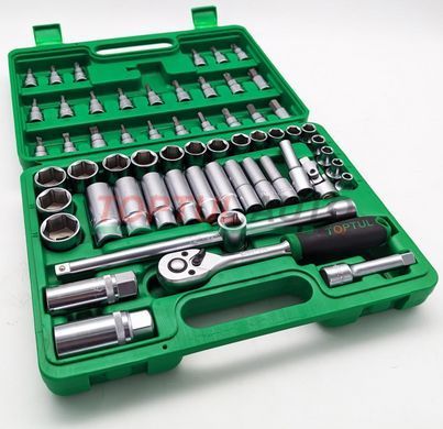Набор инструмента в кейсе TOPTUL 3/8" 60ед. GCAI6001