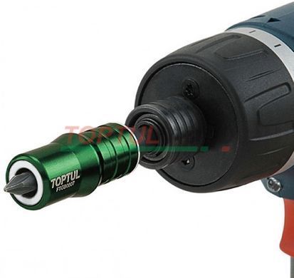 Тримач біт з фіксатором TOPTUL 1/4" магнітний під шуруповерт FTGB0807