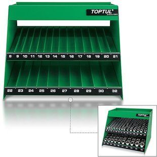 Полка выставочна для головок 1/2" TOPTUL TBAB0304