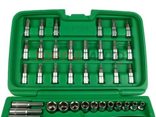 Професійний набір інструменту TOPTUL 1/4" 46ед. GCAI4601