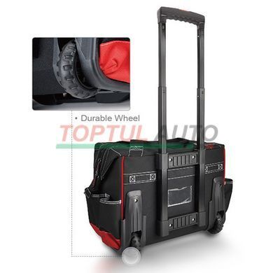 Сумка інструментальна на колесах з телескопічною ручкою TOPTUL PBW-045A