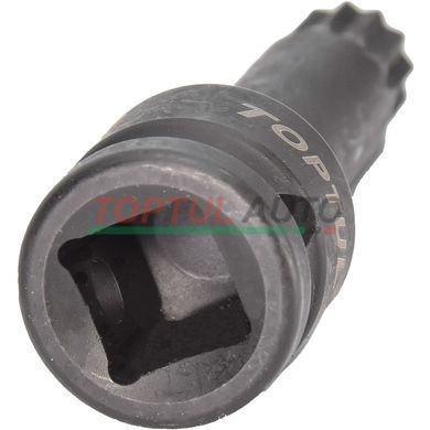 Головка торцева SPLINE ударна TOPTUL М14 L77мм 1/2" KADB1614L