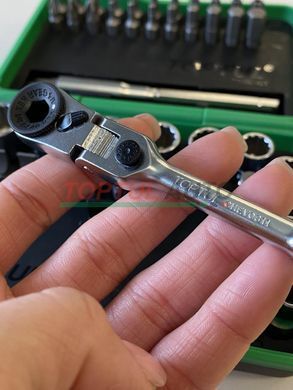 Трещотка мини 1/4" с шарниром TOPTUL 60 зубцов (исп. с FTDF0810) CHEV0811