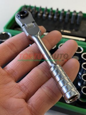 Трещотка мини 1/4" с шарниром TOPTUL 60 зубцов (исп. с FTDF0810) CHEV0811