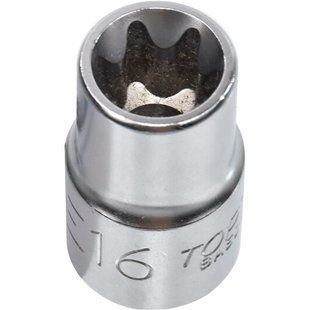 Головка торцева TORX E16 TOPTUL 1/2" BAED1616