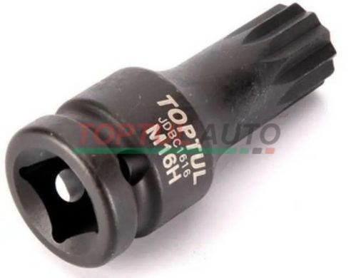 Спецголовка для маслозливної пробки TOPTUL VW, AUDI (M16H) L60мм JDBC1616