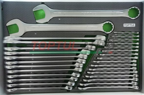 Тележка с инструментом для автосервиса TOPTUL (Pro-Plus) 8 секций 448ед. серая GE-44803