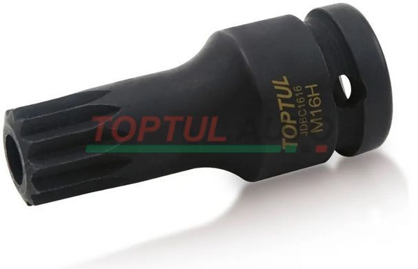 Спецголовка для маслозливної пробки TOPTUL VW, AUDI (M16H) L60мм JDBC1616