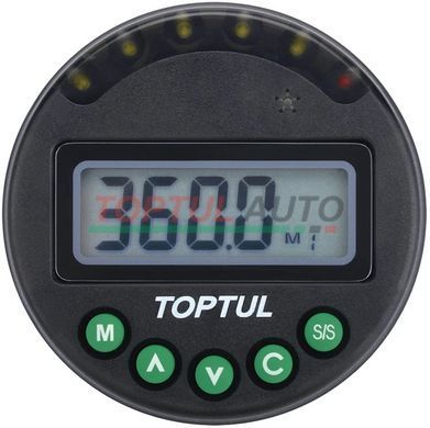 Шкала доворотная електронна з магнітним кріпленням 1&deg;~360&deg; TOPTUL DTD-360A