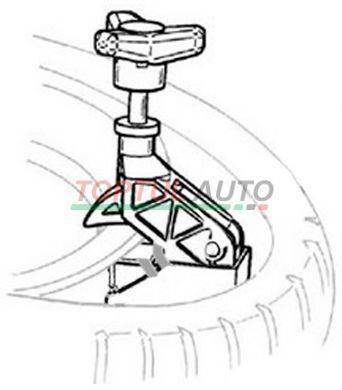 Допоміжний пристрій для бортування коліс (Tyre mounting assist) CT-S-0200000 BRIGHT