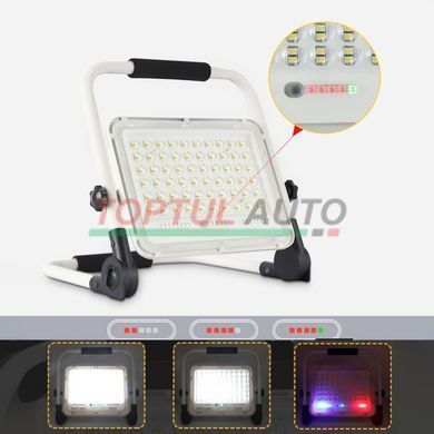 Прожектор LED світлодіодний 100W акумуляторний (LiFePO4, 5000 mAh) PROTESTER RCFL0102