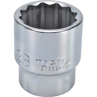 Головка дванадцятигранний TOPTUL 3/4" 38 мм BAEB2438