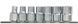 Набір головок TORX на планці TOPTUL 1/2" E10-E24 7ед. GAAG0704 GAAG0704 фото 3