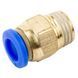 Штуцер цанговий прямий 10мм*1/8" AIRKRAFT SPC10-01