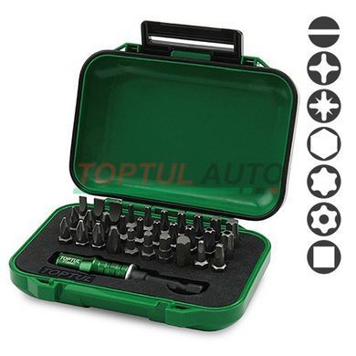 Набір біт для шуруповерта TOPTUL 1/4" 31ед. GABW3102