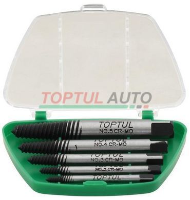 Набір екстракторів (1/8, 1/4, 5/16, 7/16, 9/16, M3-M18) TOPTUL JGAW0501