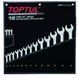 Набір ключів рожково-накидних TOPTUL 16 шт. 7-32 Hi-Performance GPAX1601 GPAX1601 фото 3