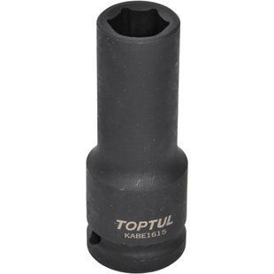 Головка торцева 15 мм 1/2" TOPTUL ударна довга KABE1615