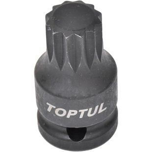 Головка ударная TOPTUL SPLINE М18 L44мм 1/2" KADB1618S