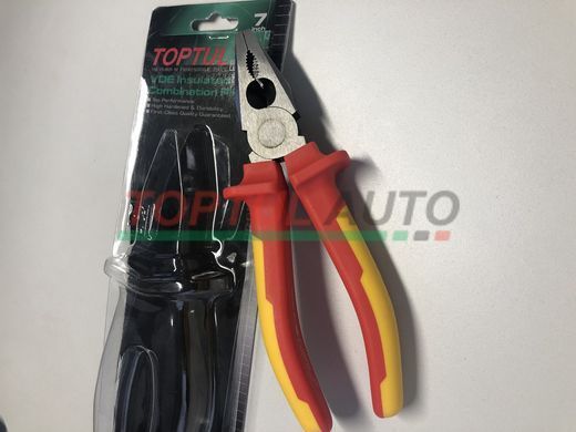 Пасатижі електрика 7" 1000V VDE TOPTUL DGCA2207