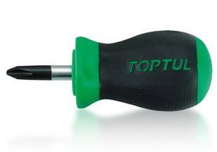 Отвертка короткая крестовая TOPTUL PH1x25 FBBB0103