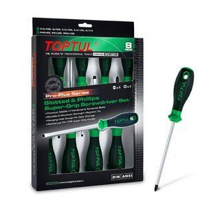 Набір викруток 8 од. PRO-PLUS SERIES TOPTUL GFE-0801