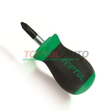 Отвертка короткая крестовая TOPTUL PH1x25 FBBB0103