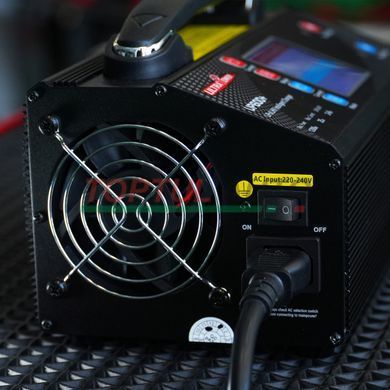Зарядное устройство 2-канальное 24В 25А 2-6S LiPo/LiHV 1200Вт 220В (UP600+) ULTRA POWER PROTESTER UP600PLUS