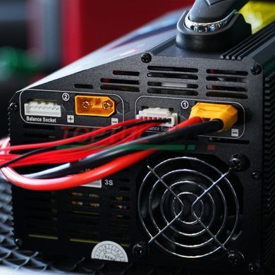 Зарядное устройство 2-канальное 24В 25А 2-6S LiPo/LiHV 1200Вт 220В (UP600+) ULTRA POWER PROTESTER UP600PLUS
