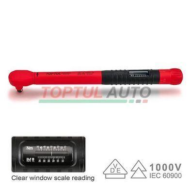 Ключ динамометрический 3/8" 10-50Nm изолированный 1000V VDE TOPTUL ANVA1205V4