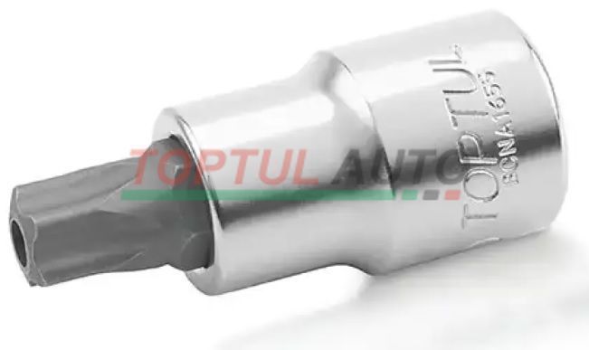 Набір біт TORX пятигранных з отвором TOPTUL 1/4" T8-T40 8ед. GAAG0805