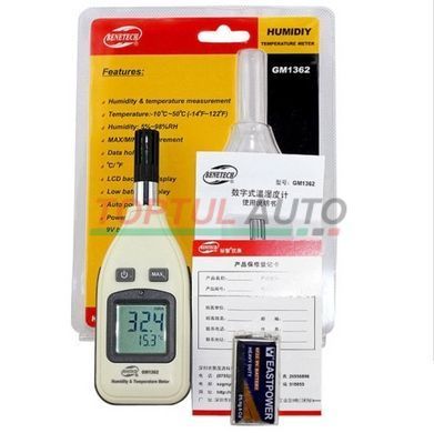 Термогігрометр 0-100%, -30-70&deg;C BENETECH GM1362