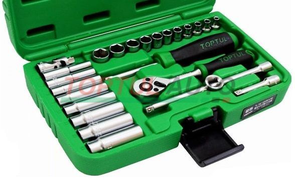 Набір інструменту в кейсі TOPTUL 1/4" 25ед. GCAI2501