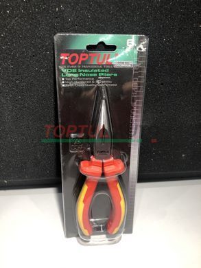 Плоскогубці діелектричні подовжені 6" 1000V VDE TOPTUL DGCB2206
