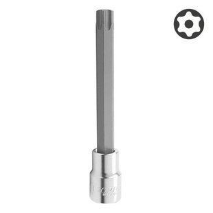 Бита с торцевой головкой TORX TOPTUL T55 L140мм 1/2" с отверстием BCVA1655