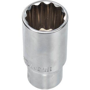Головка торцевая 28 мм TOPTUL 1/2" длинная 12-гранная BAEF1628