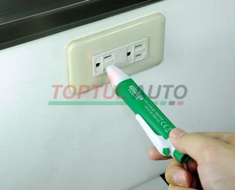 Тестер напруги безконтактний TOPTUL 80-1000V AC (50-60Hz) FAJC0816