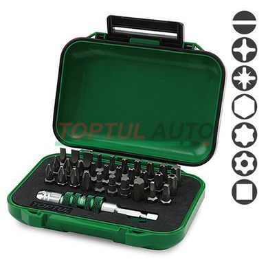 Набор бит для шуруповерта TOPTUL 1/4" 31ед. GABW3101
