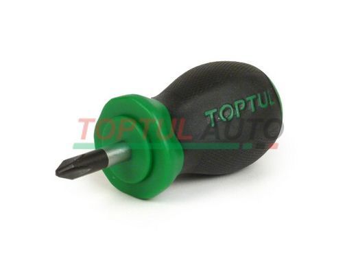 Короткая отвертка крестовая TOPTUL PH2x25 FBBB0203