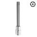 Бита-головка TORX TOPTUL T60 L140мм 1/2" с отверстием BCVA1660