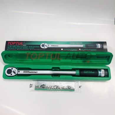 Динамометрический ключ 1/2" TOPTUL 535mm 40-210Nm ANAF1621