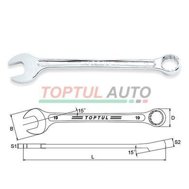 Ключ рожково-накидной TOPTUL 10мм Hi-Performance AAEX1010