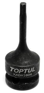 Головка ударная HEX TOPTUL 1/2" 4мм KADH1604